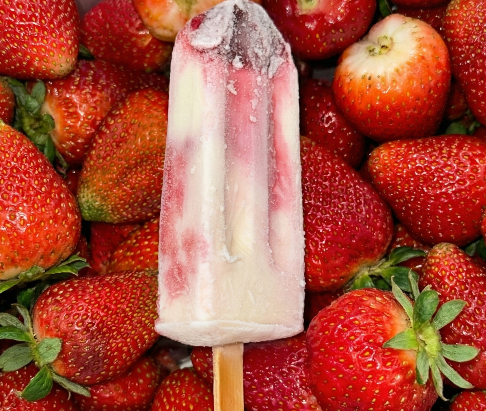Paleta Fresa con Crema